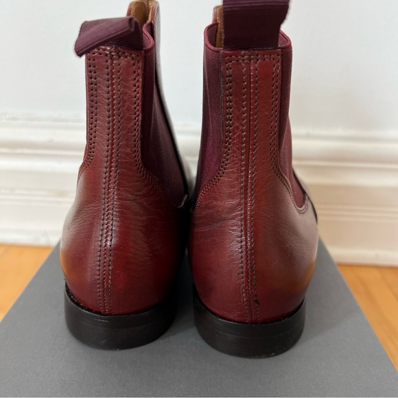 Gravity Pope * new * fall Italian wine leather boots 40 - Picture 4 of 8